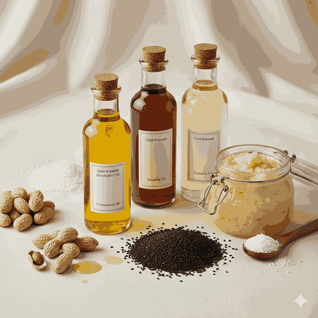 Cold Pressed Oils & Ghee